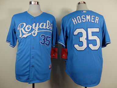 mlb Kansas City Royals 35 Hosmer light blue jersey