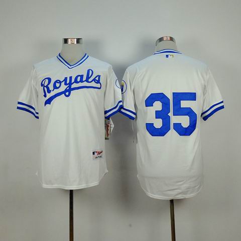 mlb Kansas City Royals 35 Hosmer white jersey
