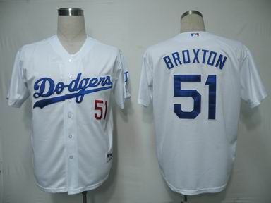 mlb Los Angeles Dodgers #51 Broxton White