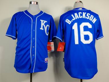 mlb Royals 16# B.jackson blue jersey