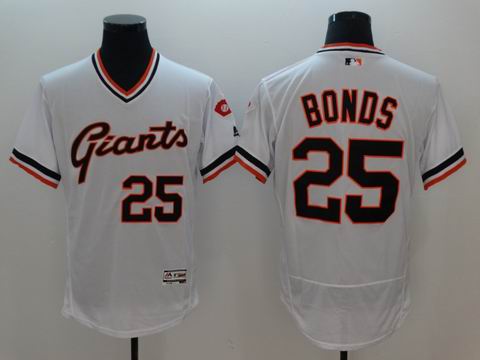 mlb San Francisco Giants #25 BONDS white flexbase jersey