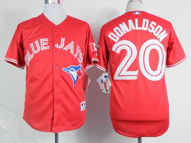 mlb Toronto Blue Jays 20 Donaldson red jersey