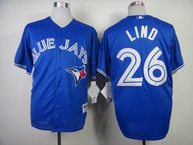 mlb Toronto Blue Jays 26 Lind blue jersey