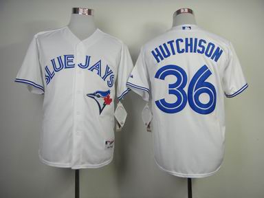 mlb Toronto Blue Jays 36 Hutchison white jersey