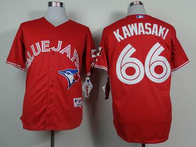 mlb Toronto Blue Jays 66 KAWASAKI red jersey