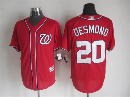 mlb Washington Nationals 20 Desmond red jersey