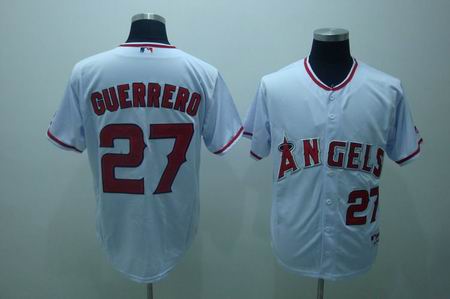 mlb anaheim angel 27 guerrero white