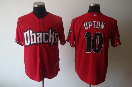 mlb arizona diamondbacks #10 upton red [cool base]