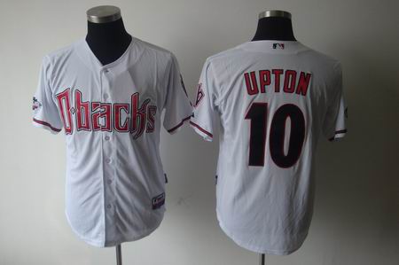 mlb arizona diamondbacks #10 upton white[cool base]