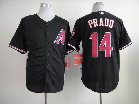 mlb arizona diamondbacks 14 Prado black jersey