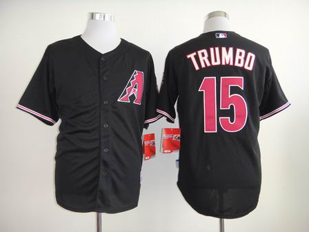 mlb arizona diamondbacks 15 Trumbo black jersey
