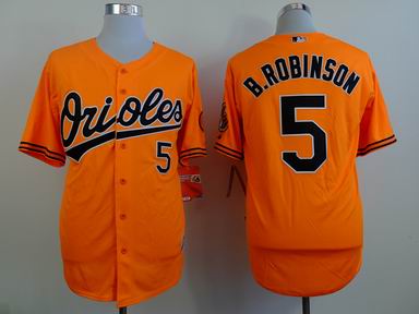 mlb baltimore orioles #5 B.Robinson orange jersey