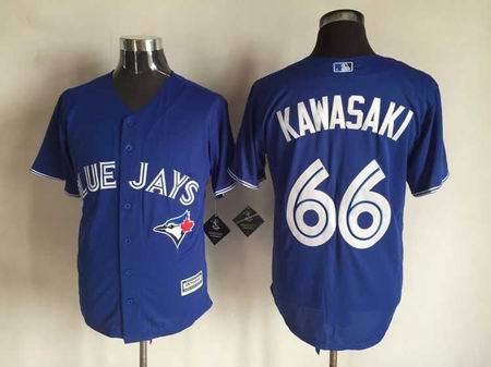 mlb blue jays #66 Kawasaki blue jersey
