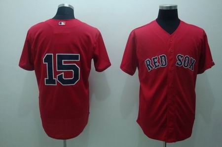 mlb boston red sox #15 pedroia red[cool base]
