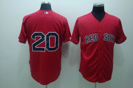 mlb boston red sox #20 youkilis red[cool base]