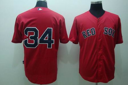 mlb boston red sox #34 ortiz red[cool base]