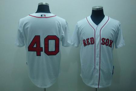 mlb boston red sox #40 lackey white[cool base]