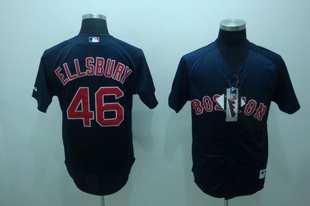 mlb boston red sox #46 Ellsbury dark blue 2009 style