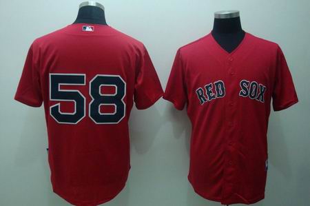 mlb boston red sox #58 papelbon red[cool base]