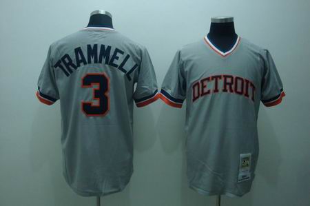 mlb detroit tigers #3 Thammell grey m&n