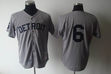 mlb detroit tigers #6 kaline grey m&n 1968