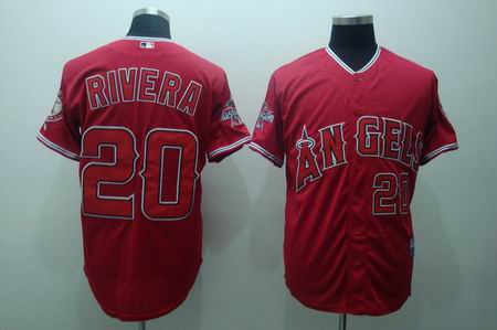 mlb los angeles angels #20 Rivera red[cool base]