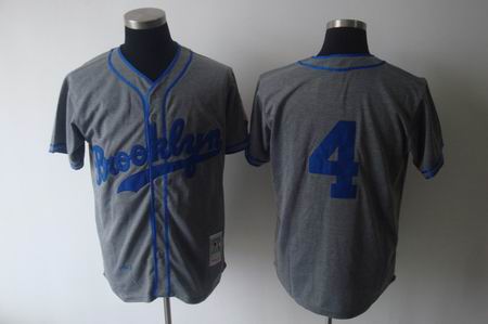 mlb los angeles dodgers #4 m&n grey