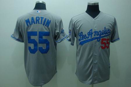 mlb los angeles dodgers #55 martin grey[cool base]