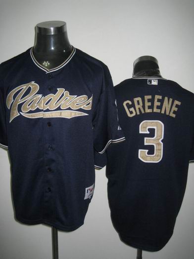 mlb san diego padres #3 greene blue