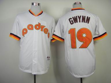 mlb san diego padres 19 Gwynn white jersey