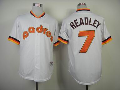 mlb san diego padres 7 Headley white jersey
