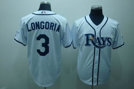 mlb tampa bay rays 3 Longoria white