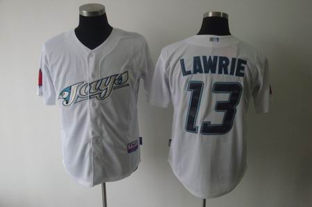 mlb toronto blue jays #13 lawrie white