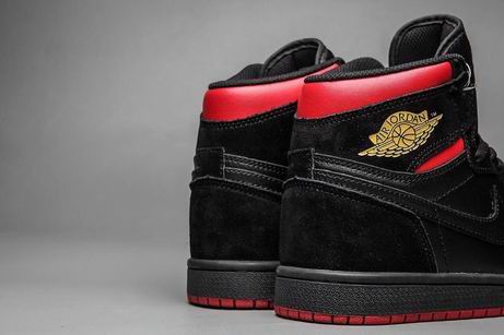 retro 1 black red and blue