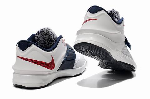 Kids nike durant shoes white red blue