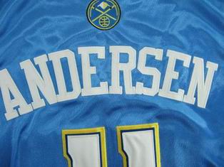 NBA Denver Nuggets #11 Chris Andersen Baby Blue Jersey