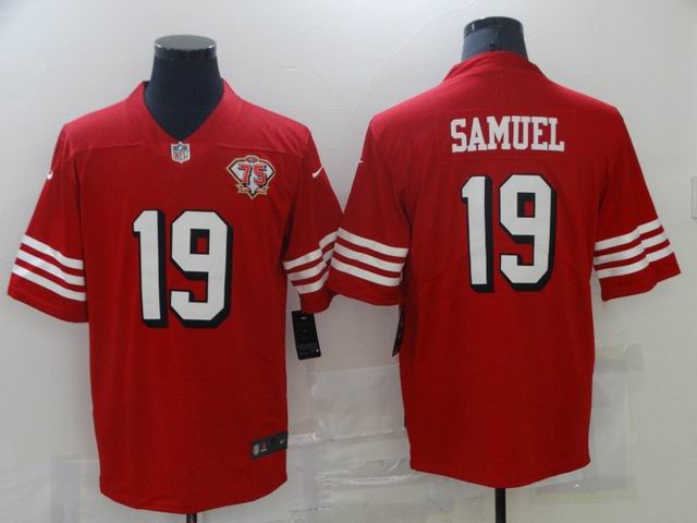 nfl 49ers #19 SAMUEL red vapor untouchable jersey
