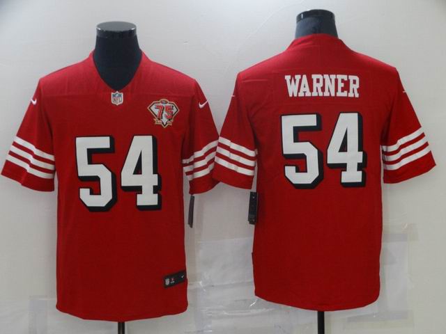 nfl 49ers #54 WANRER red vapor untouchable jersey