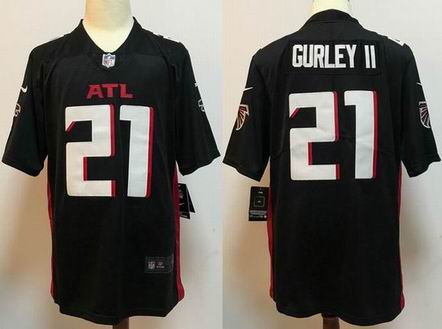 nfl Atlanta Falcons #21 Todd Gurley II black jersey