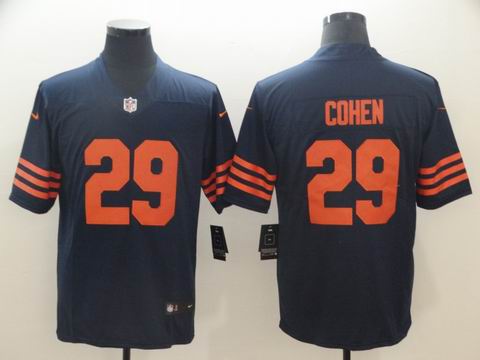 nfl Chicago Bears #29 Tarik Cohen blue rush II jersey