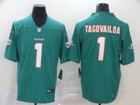 nfl Dolphins #1 TAGOVAILOA green vapor untouchable jersey