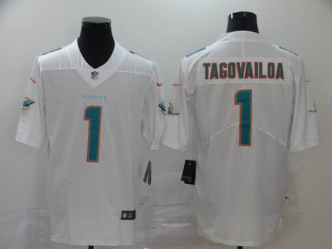 nfl Dolphins #1 TAGOVAILOA white vapor untouchable jersey