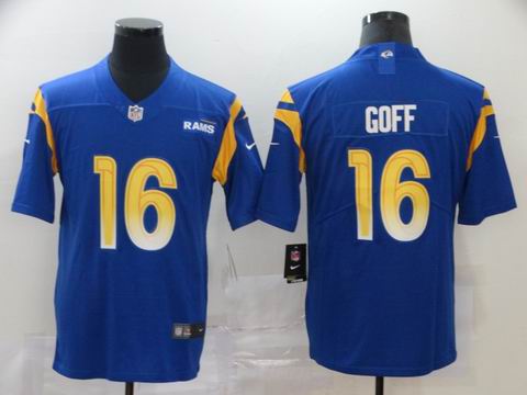 nfl Los Angeles Rams #16 GOFF royal vapor untouchable jersey