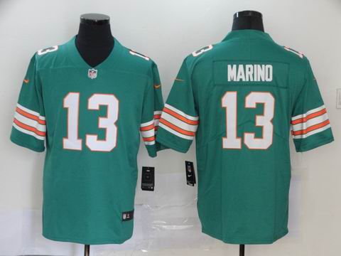 nfl Miami Dolphins #13 MARINO green rush jersey