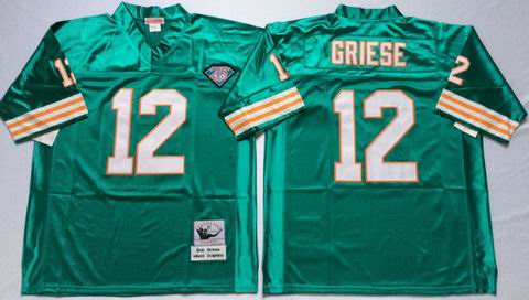 nfl Miami Dolphins 12 Bob Griese green throwback jersey