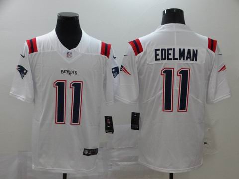 nfl New England Patriots #11 EDELMAN white jersey