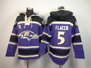 nfl Ravens 5 Flacco sweatshirts hoody