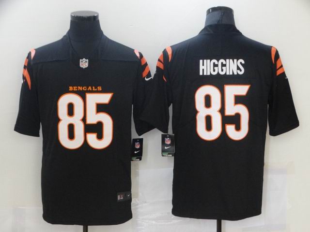 nfl bengals #85 HIGGINS black vapor untouchable jersey