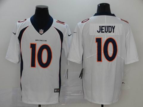 nfl broncos #10 Jeudy white vapor untouchable jersey