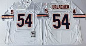 nfl chicago bears 54 Urlacher white throwback jersey